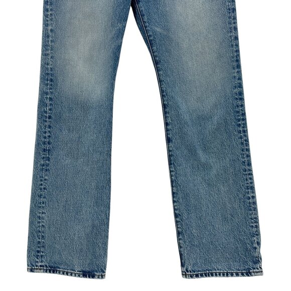 Madewell Womens 26 Jeans '90s Straight Distressed Light Stone Washed Denim - Picture 3 of 9